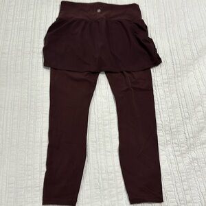 Women’s Athleta 2 In 1 Elation 7/8 Tight Sz Medium